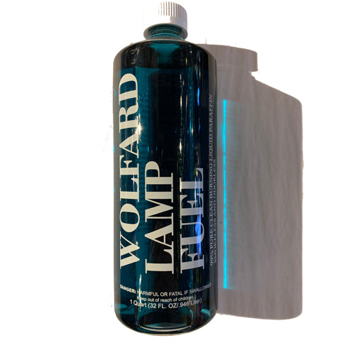 Wolfard Glass Blowing Company, Wolford Lamp Oil Teal