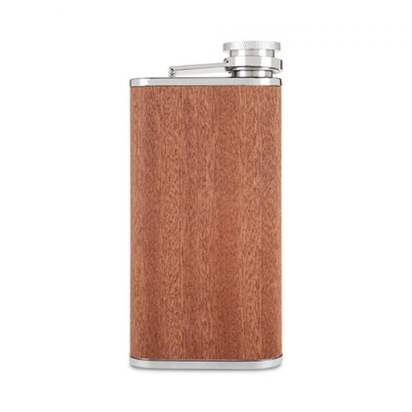 Foster & Rye, Wood Veneer and Stainless Steel Flask by Foster and Rye